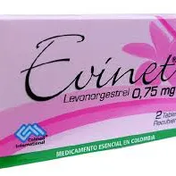 Cápsulas Evinet Levonorgestrel 0.75mg (2 unidades) — imagen 3